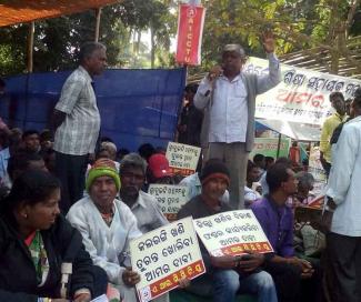 Mining Workers’ Protest in Odisha