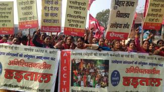 mid day meal workers strike